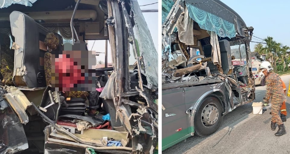 விபத்தில் பேருந்து ஓட்டுநர் கரத்தை இழந்தார்