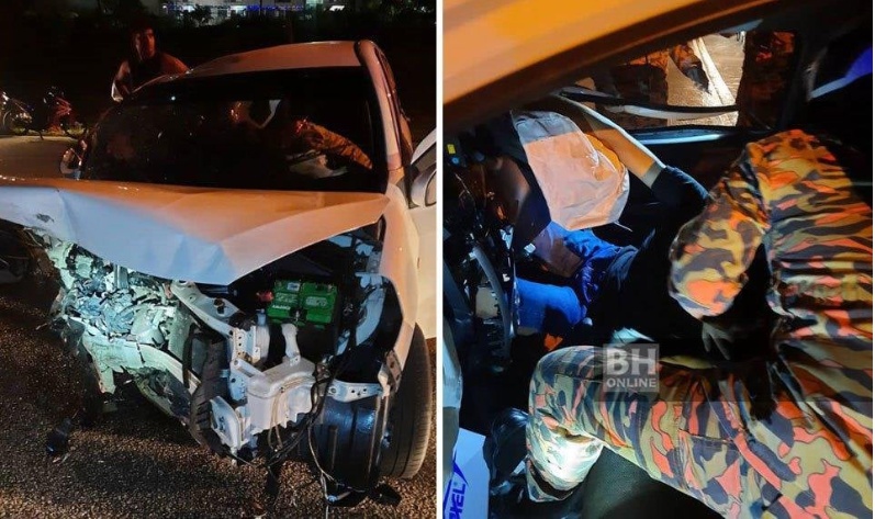 2 வாகனங்கள் சம்பந்தப்பட்ட விபத்தில் மாது ஒருவர் மரணம்