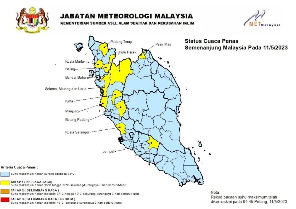 7 மாநிலங்களில் உச்சக்கட்ட வெயில்