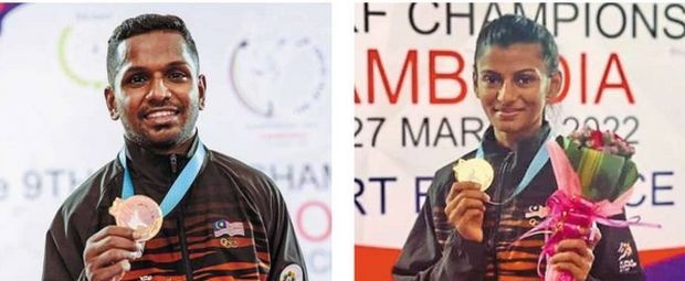 சீ விளையாட்டுப் போட்டியில் மலேசியாவிற்கு முதல் தங்கத்தைப் பெற்றுத்தந்தார் ஷாமலாராணி