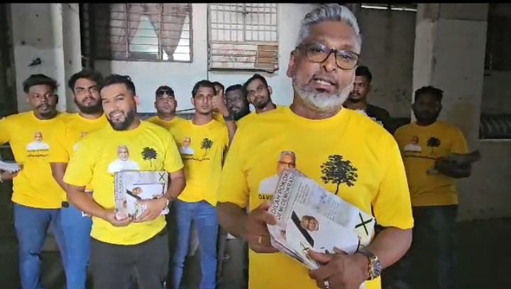 புதிய வரலாறு படைக்க திரண்டு வந்து வாக்களிப்பீர், டேவிட் மார்ஷல்