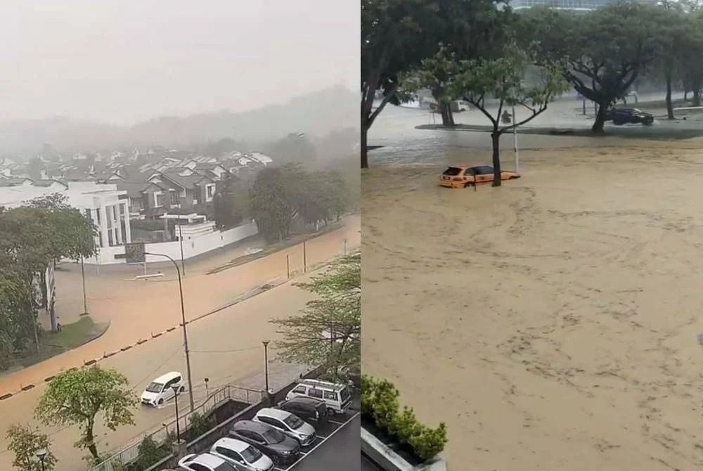 ஷா ஆலமில் பல்வேறு பகுதிகளில் திடீர் வெள்ளம்