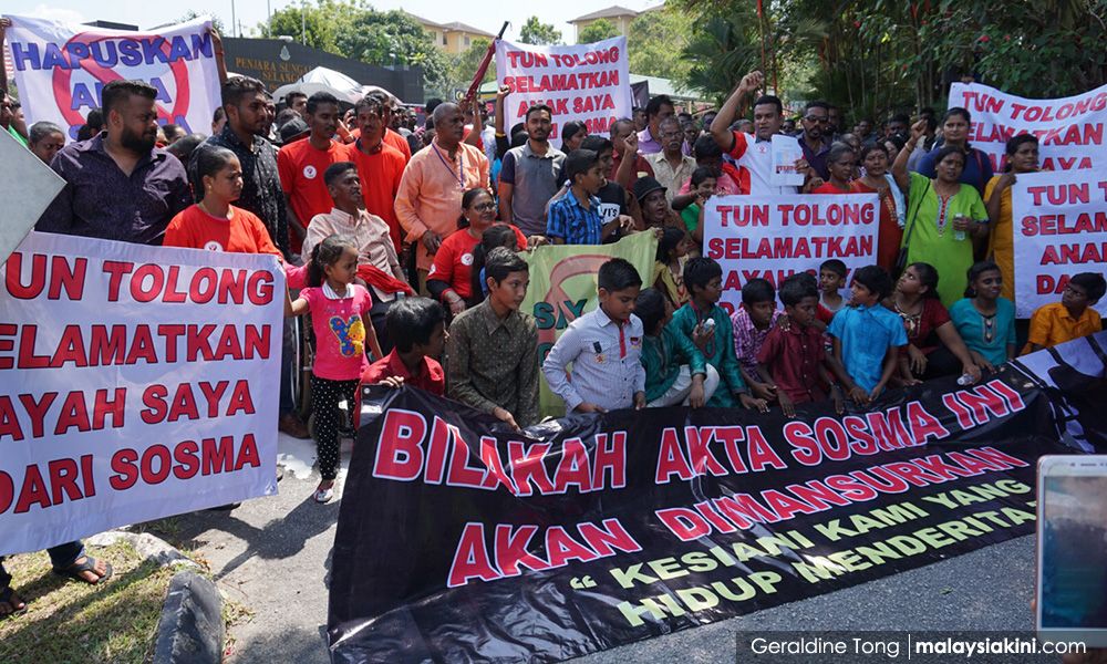 சொஸ்மா கைதிகளை விடுவிக்கக் கோரி இரண்டாவது நாளாக தொடர்கிறது உண்ணா விரதப் போராட்டம்
