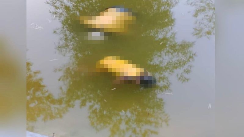 கைவிடப்பட்ட குளத்தில் தாத்தாவும் பேரனும் மரணம்