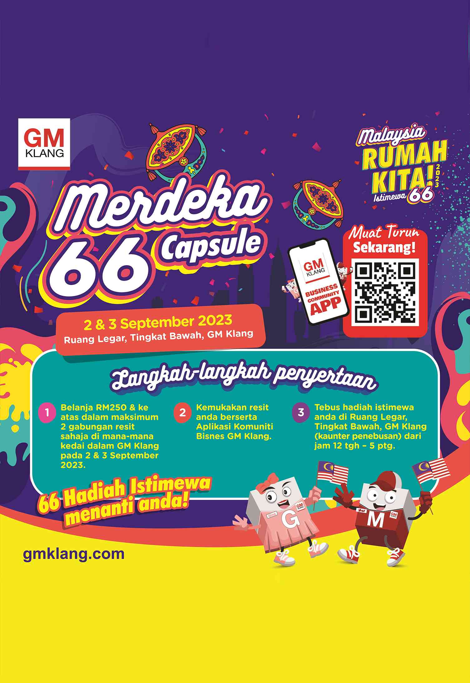 சுதந்திர தினத்தை முன்னிட்டு ஜி.எம். கிள்ளானில் விற்பனைப் பிரச்சாரம்