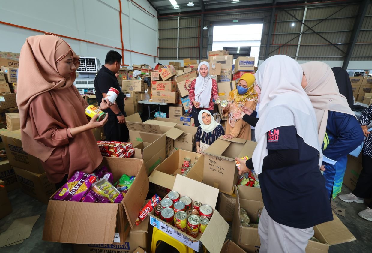 பாலஸ்தீனத்திற்கு 50 டன் மனிதாபிமான பொருட்கள்
