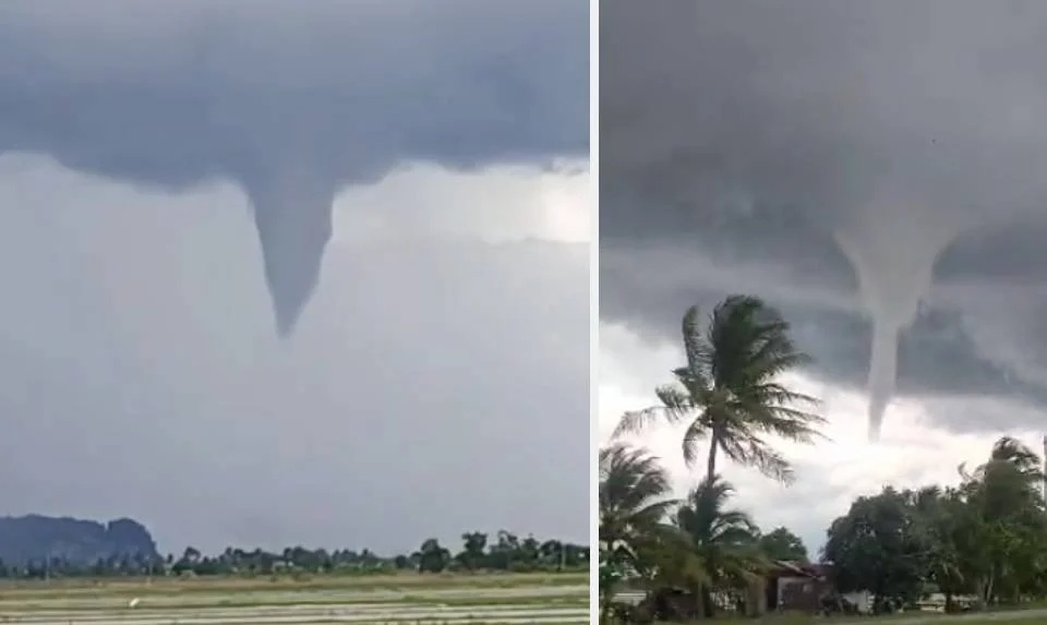 கெடா கொடியாங் வட்டாரத்தில் ஏற்பட்ட சுழற்காற்றினால்,வீடுகளின் கூரைகள் சேதாரத்திற்குற்பட்டன.