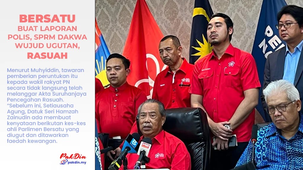 பெர்சத்து தகவல் பிரிவு தலைவர் மீது ஊழல் தடுப்பு ஆணையம் காவல் துறை புகார்