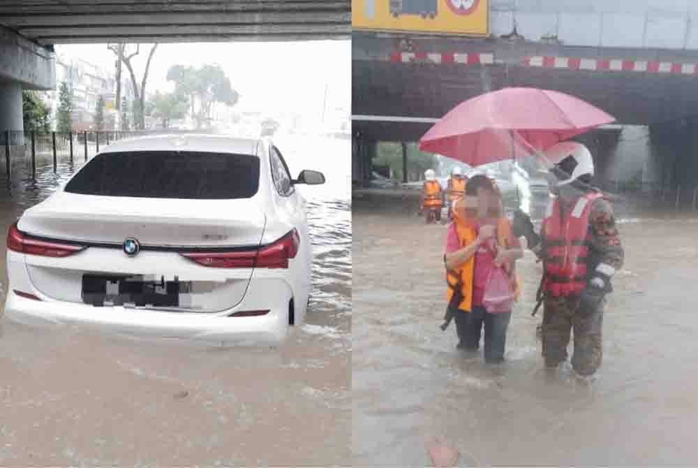 மூதாட்டி உட்பட இருவர் காப்பாற்றப்பட்டனர்