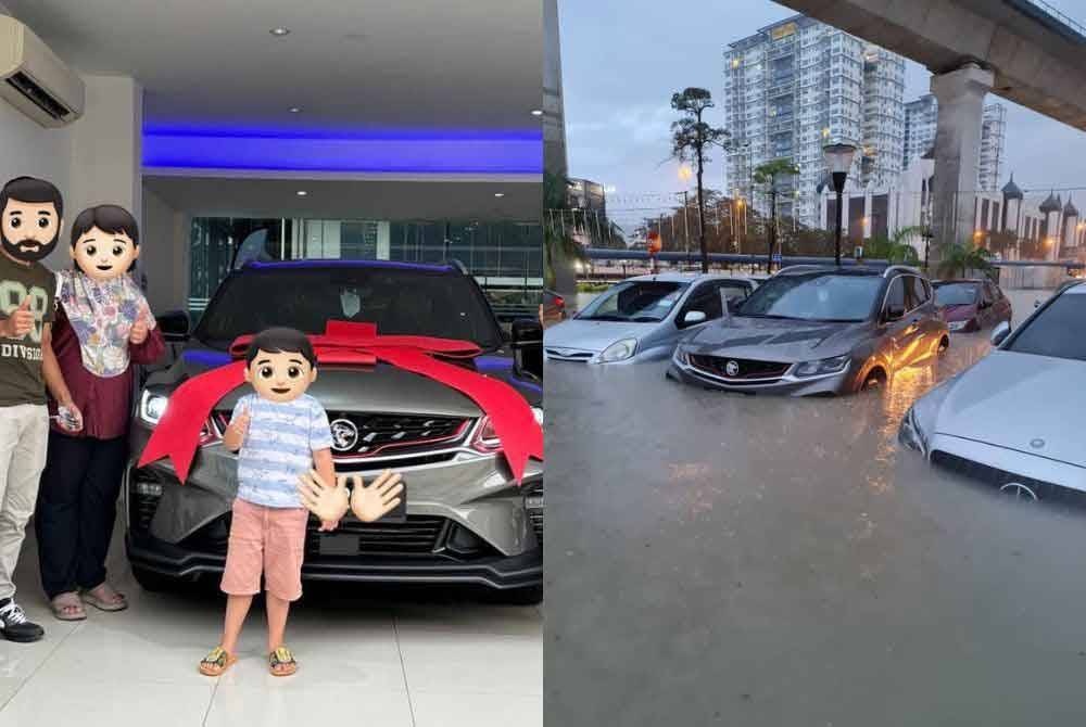 வாங்கிய ஒரு மணி நேரத்தில் மூழ்கிய கார்