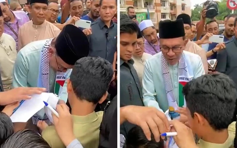 2024க்குள் அமைச்சரவையில் மாற்றம் - சிறுவனிடம் ஒப்புக் கொன்டார் பிரதமர் அன்வார்.