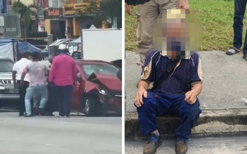 முதியவர் தாக்கப்பட்ட சம்பவம்,, இருவர் கைது