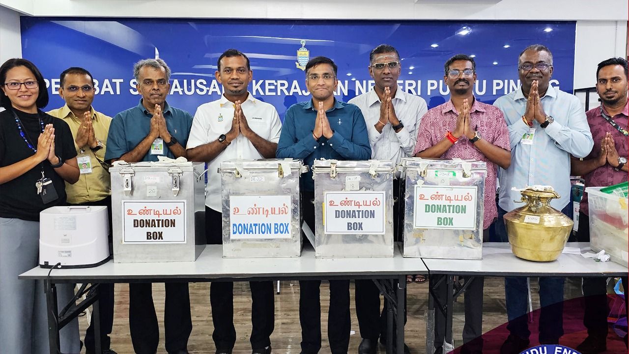 பினாங்கு தைப்பூச விழாவில் உண்டியல் பணம் வசூல் மொத்தம் 2 லட்சத்து 29 ஆயிரத்து 522 வெள்ளி 20 காசாகும்