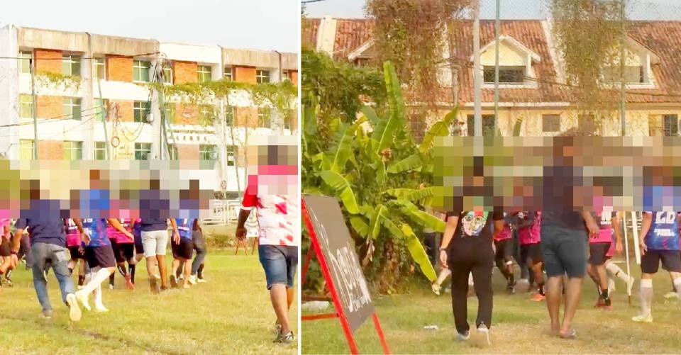 நடுவரின் முடிவில் அதிருப்தி ஏற்பட்டதால் சண்டை