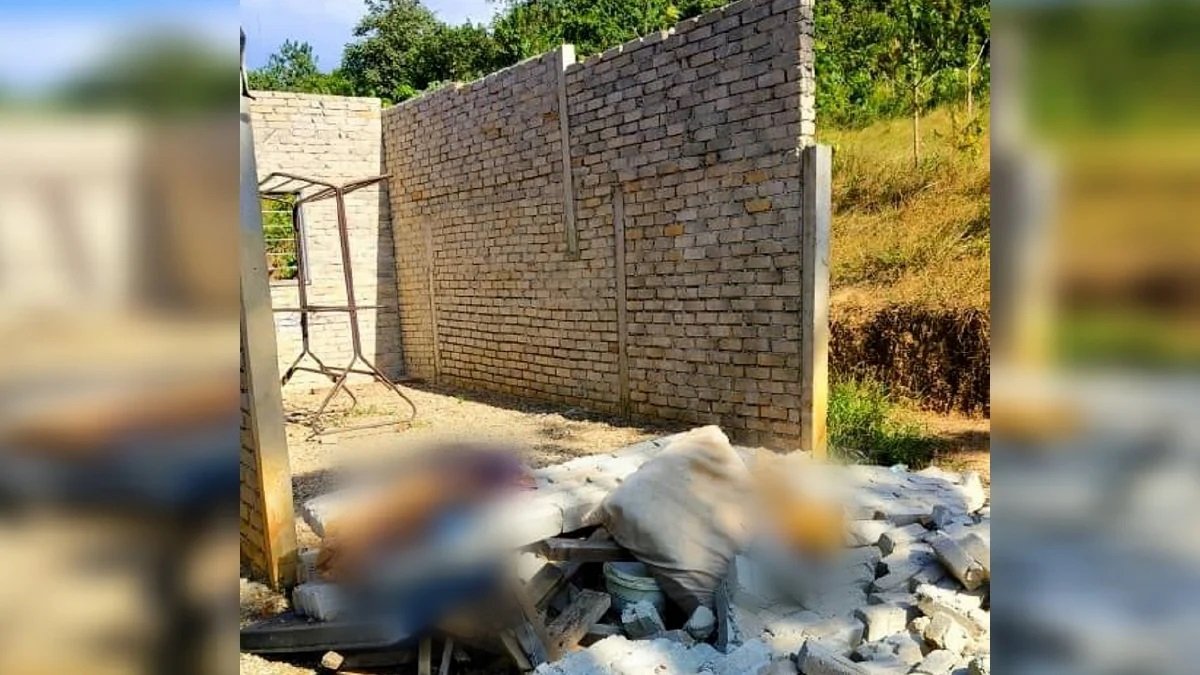 கட்டுமான சுவர் இடிந்து விழுந்து சிறுவன் மரணம்