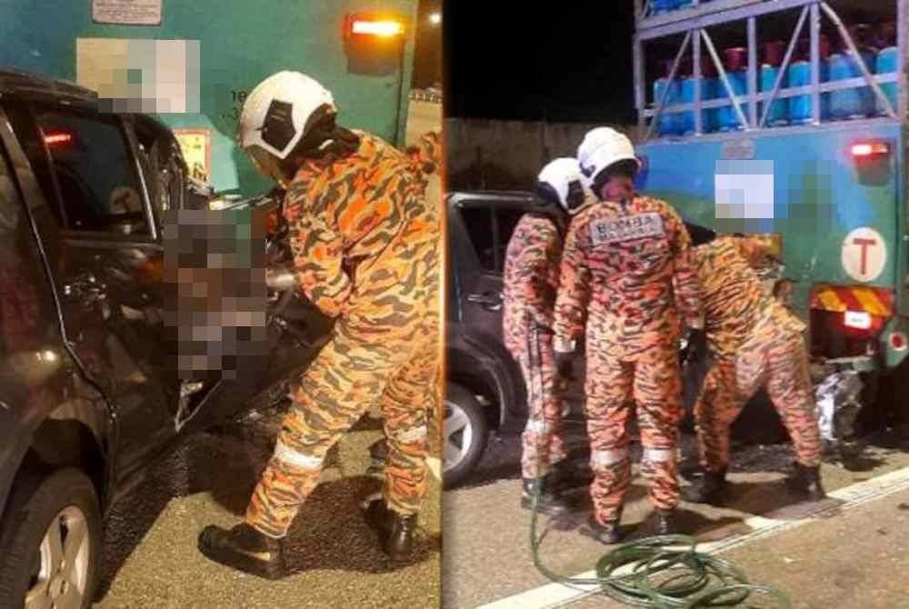 எரிவாயு கலன்கள் லோரியில் மோதி இளைஞர் பலி