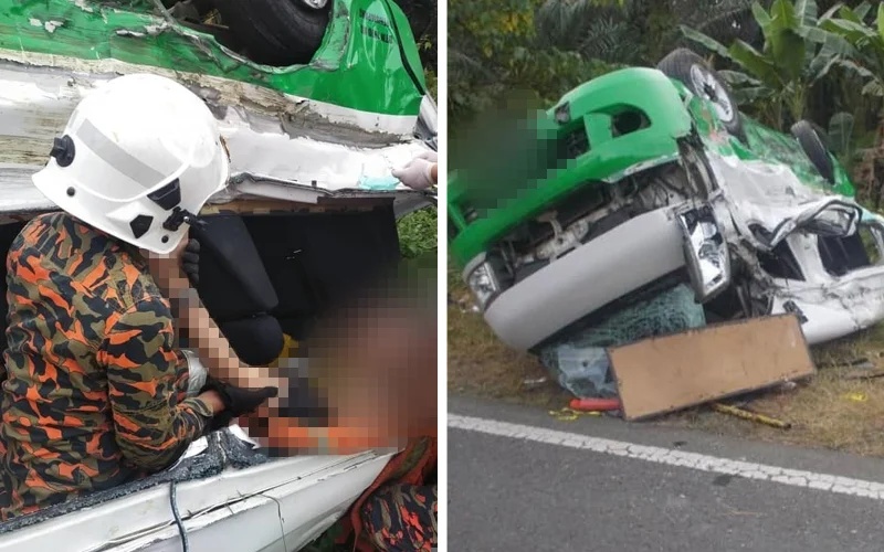 விபத்து தொடர்பாக டிரெய்லர் ஓட்டுநர் கைது