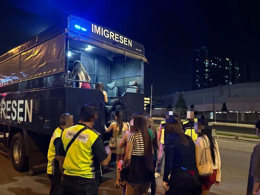 107 வெளிநாட்டவர்கள் தடுத்து வைக்கப்பட்டுள்ளனர்