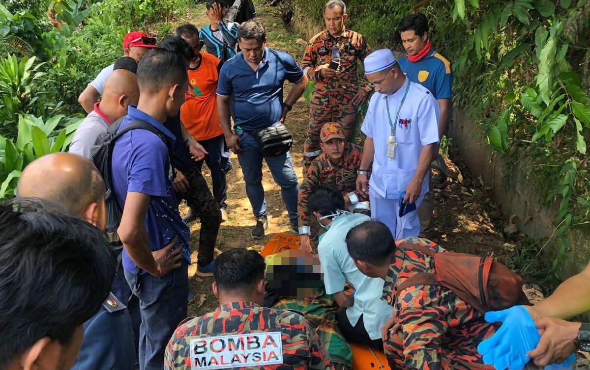 மலையிலிருந்து இறங்கும் போது ஆடவர் மரணம்