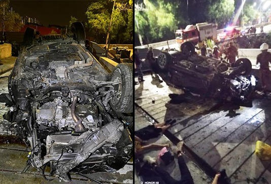 விபத்தில் ஒருவர் மரணம், இருவர் படுங்காயம்