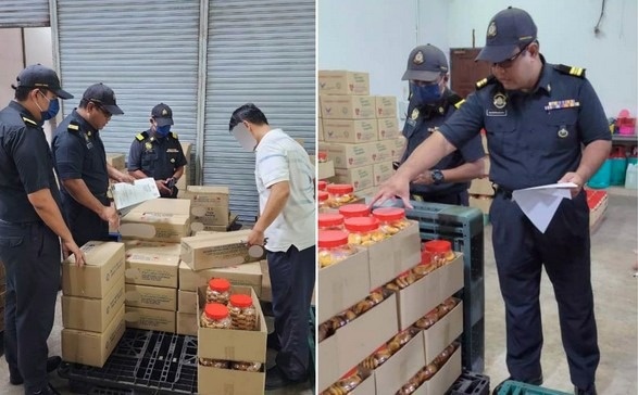 சட்டவிரோத 'ஹலால்' சின்னங்களை பயன்படுத்திய பொருட்கள் பறிமுதல்