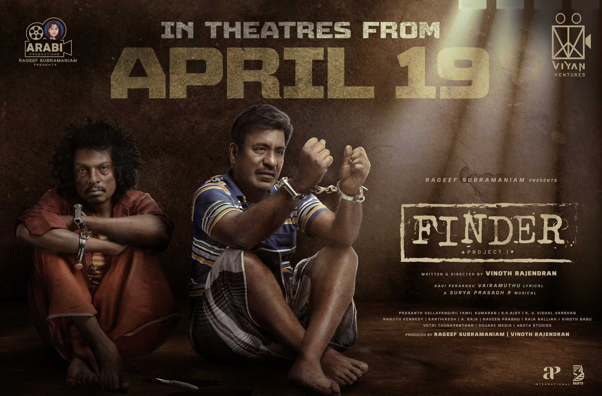 கதையின் நாயகனாக சார்லி! உண்மைச் சம்பவத்தின் அடிப்படையில் வெளியாகியுள்ள ஃபைண்டர்