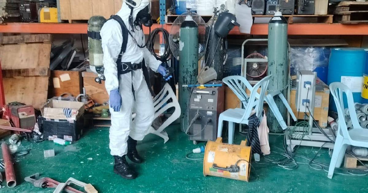 நைட்ரஜன் வாயு வெடித்ததில் தொழிற்சாலை ஊழியர் காயம்