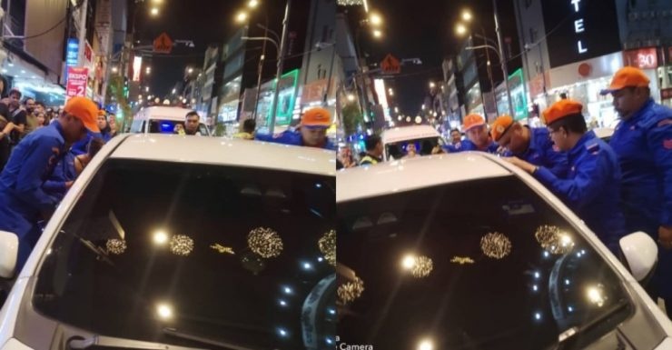 வாகனத்தில் சிக்கிக்கொண்ட 2 வயது சிறுவன் பாதுகாப்பாக மீட்கப்பட்டார்