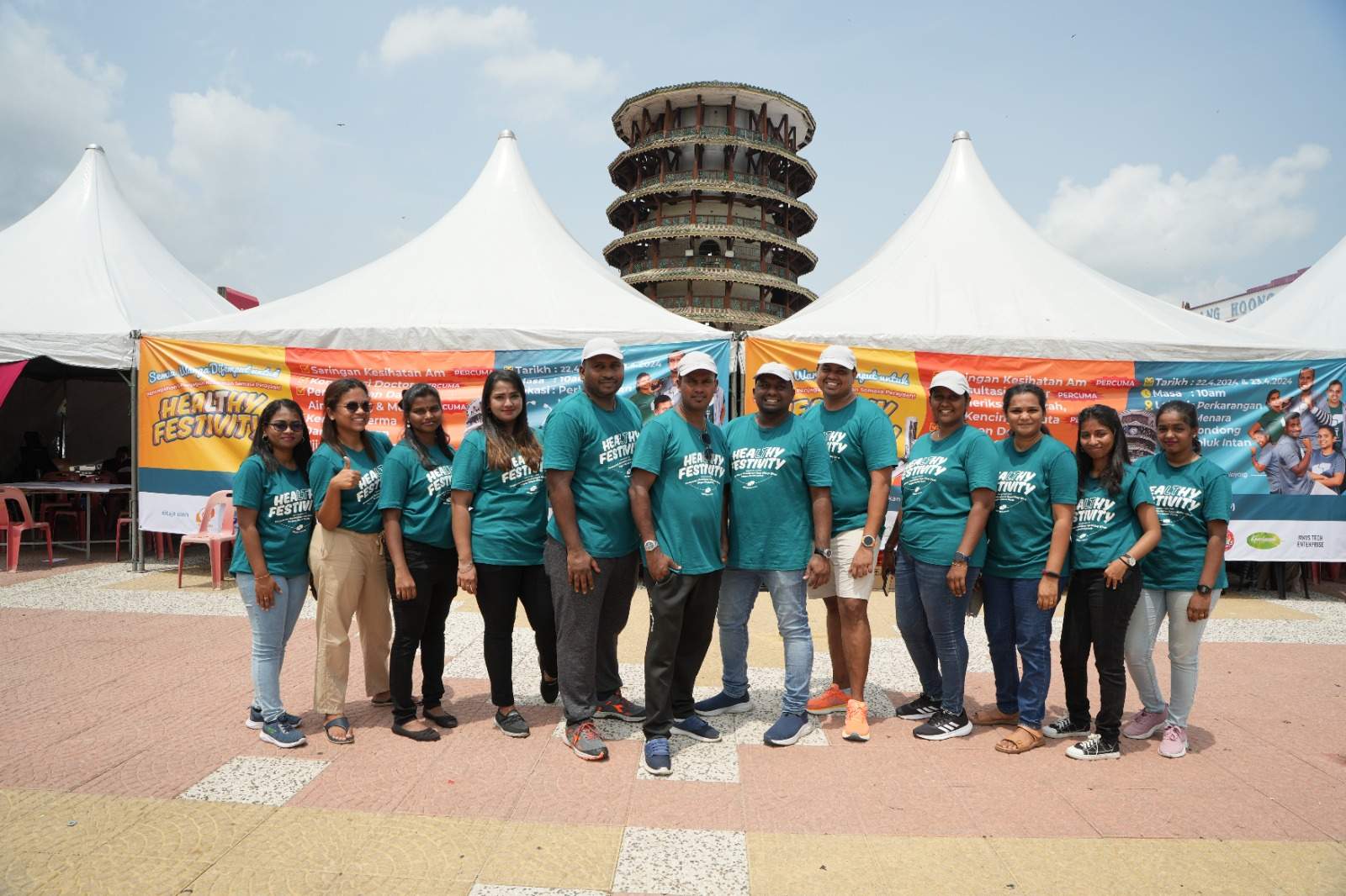 மெனாரா சொன்டொங் வளாகத்தில் ஆரோக்கியமான விழா