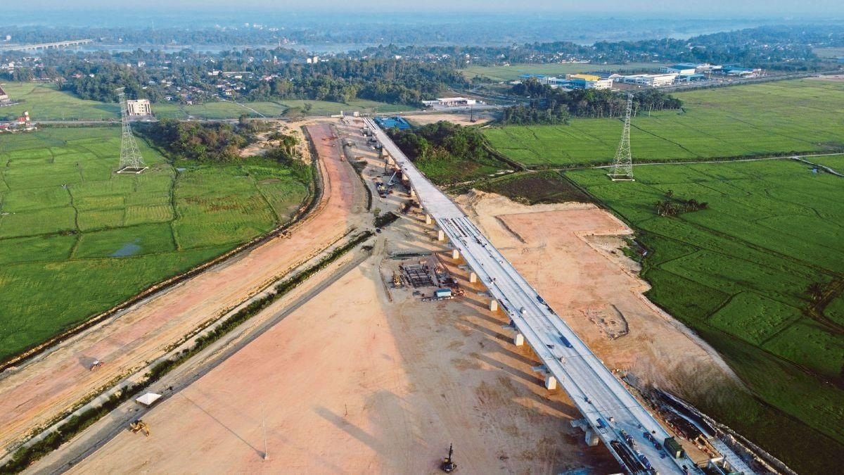 ECRL திட்டம் 70 சதவீதம் முடிவடைந்துள்ளது