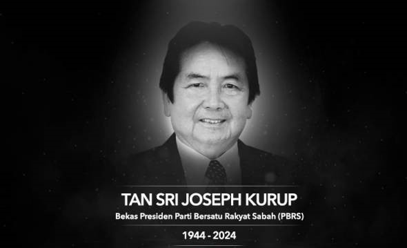 டான்ஸ்ரீ ஜோசப் குருப்பின் நல்லுடல் கோத்தா கினபாலுவை வந்தடைந்தது