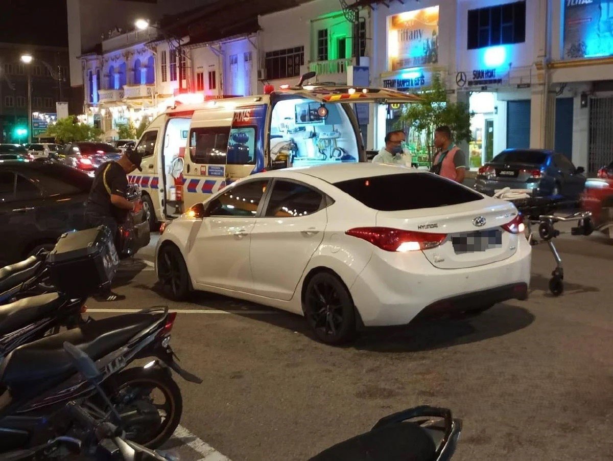 விபத்தில் முதியவருக்கு மாரடைப்பு ஏற்பட்டு மரணம் அடைந்தார்