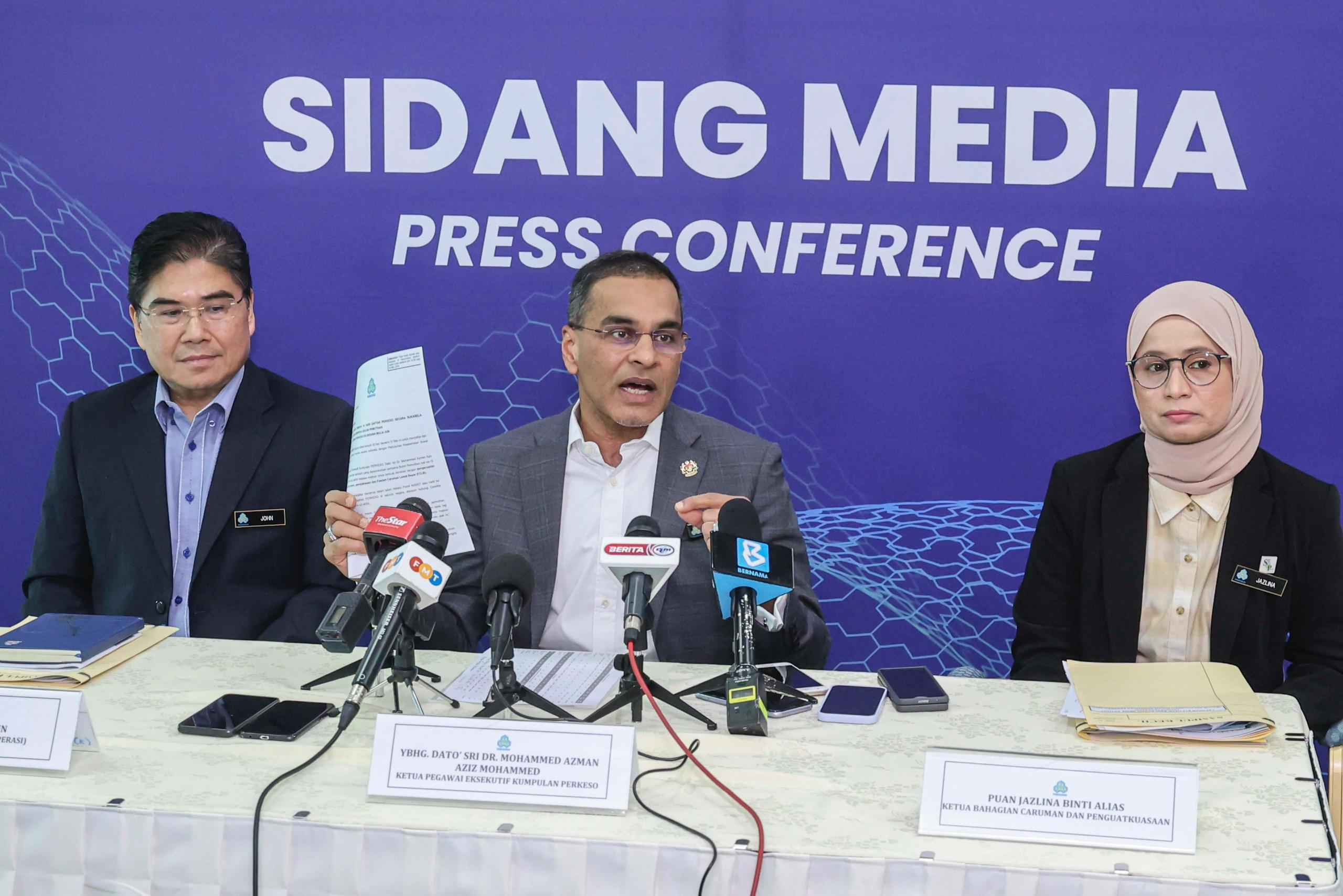 SOCSO-வில் தொழிலாளர்களை பதிய, முதலாளிமார்களுக்கு ஒரு மாத கெடு விதிக்கப்பட்டுள்ளது