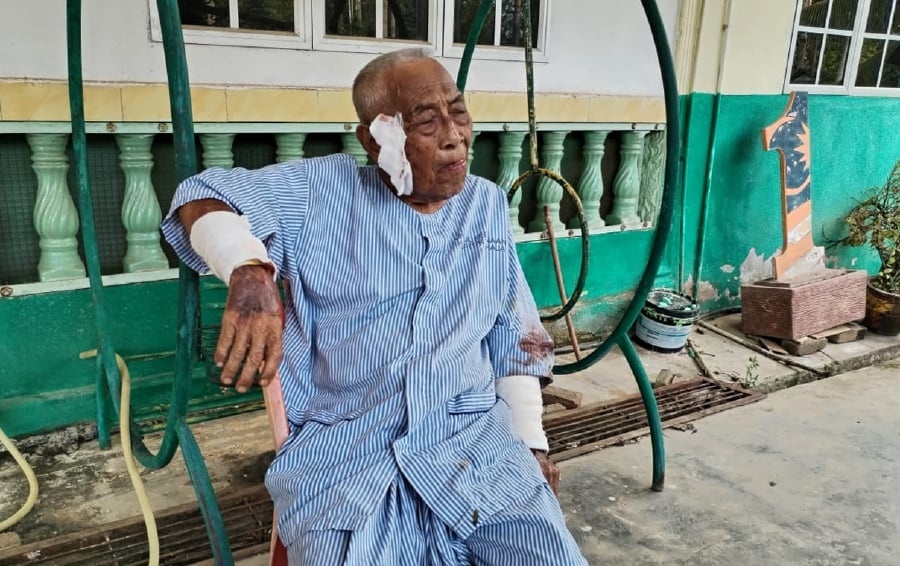 முதியவரிடம் கொள்ளையிட்ட முகமூடி திருடர்கள்