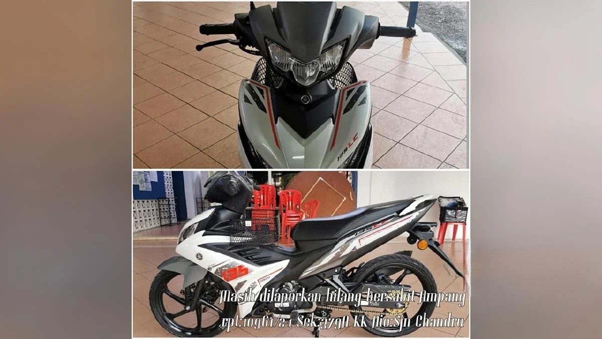 மோட்டார் சைக்கிளை திருடியதாக இருவர் கைது