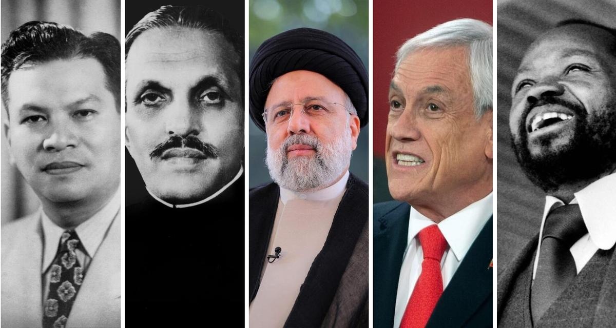 விமான விபத்துகளில் உயிரிழந்த உலகின் மிக முக்கிய தலைவர்கள், யார் யார் தெரியுமா?