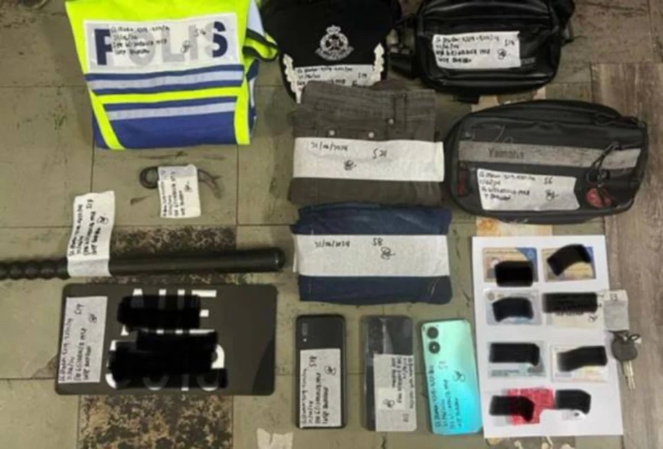 அபாயகர ஆயுதம், மூன்று நபர்கள் கைது