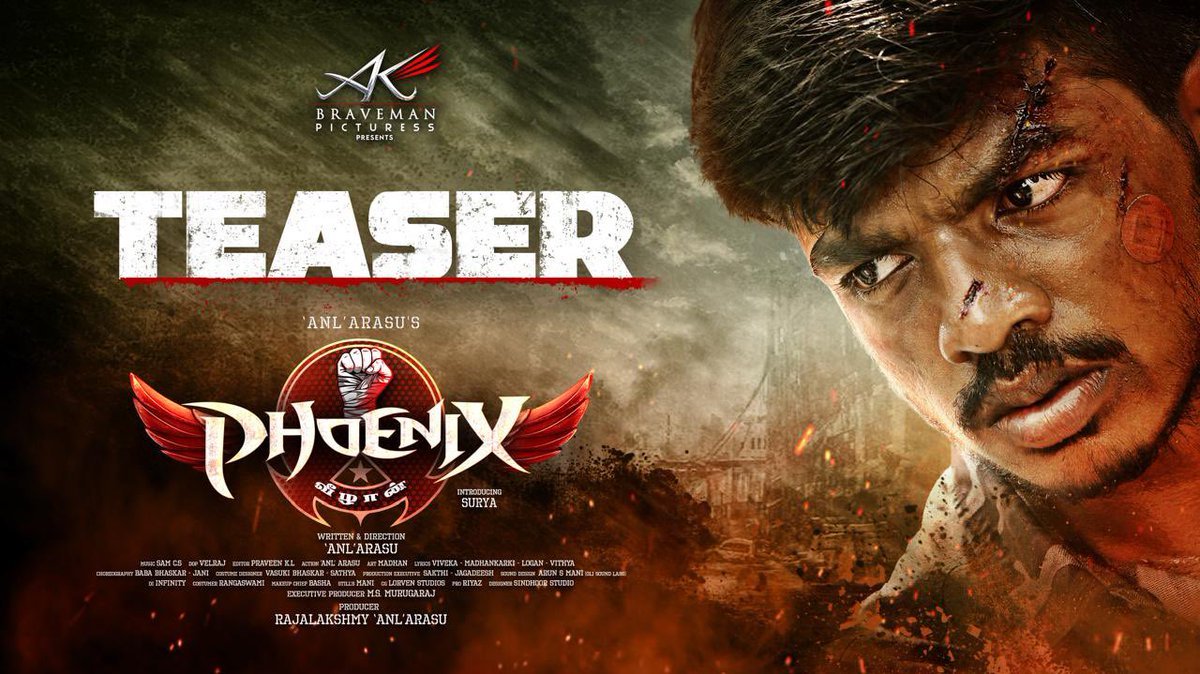 ஹீரோவான சூர்யா விஜய் சேதுபதி.. பிள்ளையார் சுழி போட்ட சிவகார்த்திகேயன் - வெளியானது "Phoenix" டீசர்