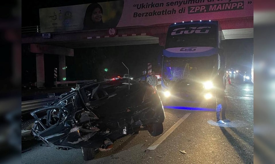 விரைவு பேருந்துடன் விபத்து; ஒருவர் உயிரிழப்பு