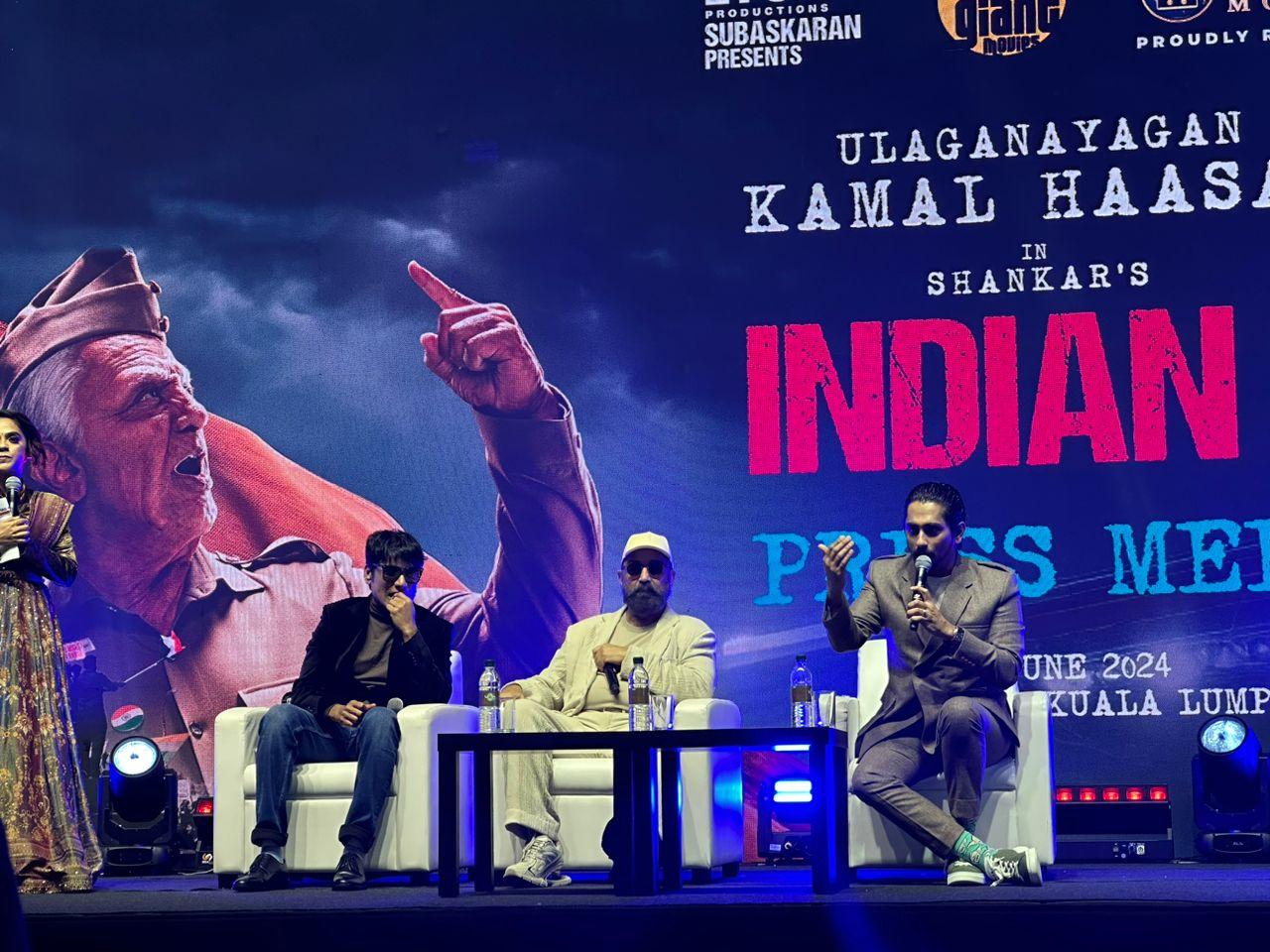 இந்தியன் 2 நட்சத்திரப்பட்டாளங்கள் வருகை