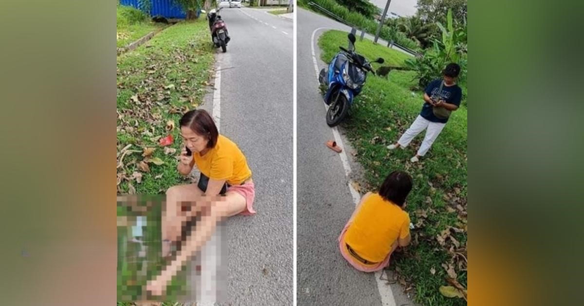 மோட்டார் கைக்கிளில் சென்ற மாதுவிடம் வழிபறி சம்பவம்