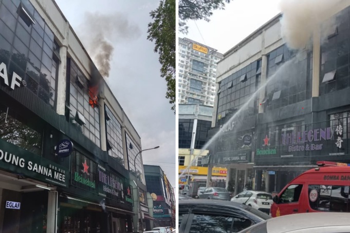 Hostel தங்கும் விடுதியில் தீ, பெண்மணி பாதிப்பு