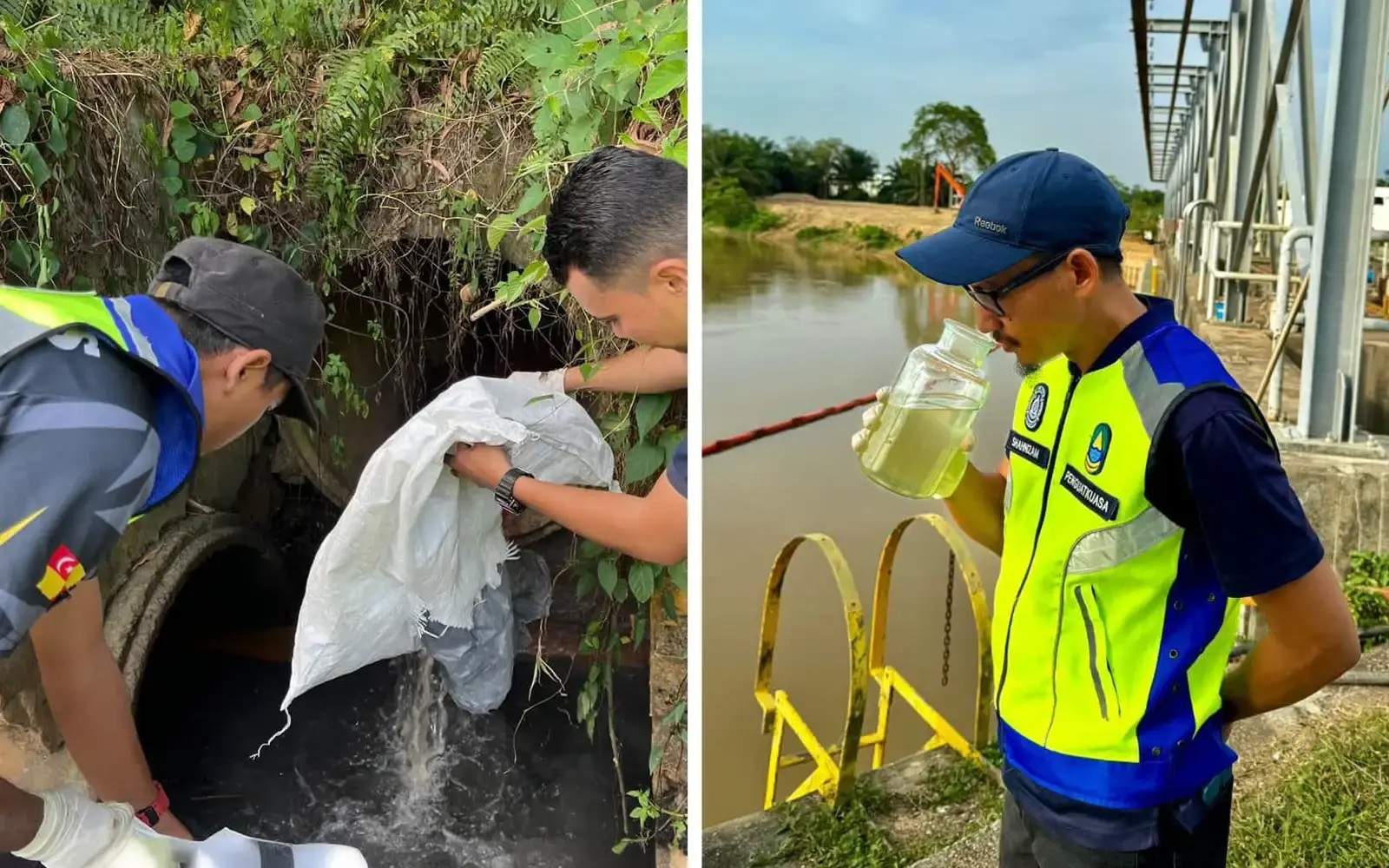 நீர் மாசுப்பாட்டை ஏற்படுத்திய இருவர் கைது