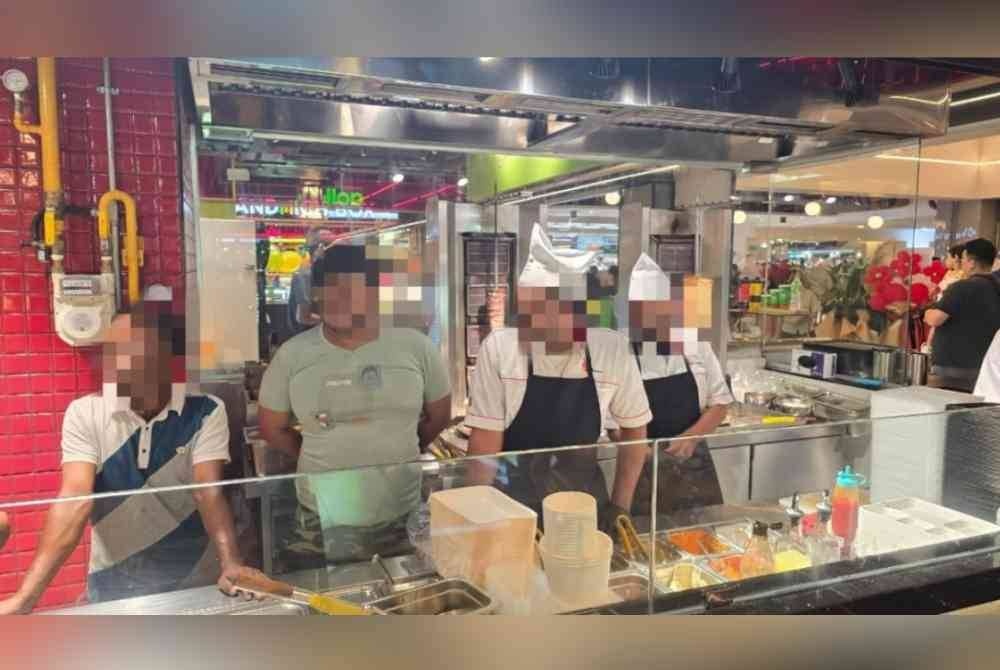 11 வெளிநாட்டு ஊழியர்கள் கைது