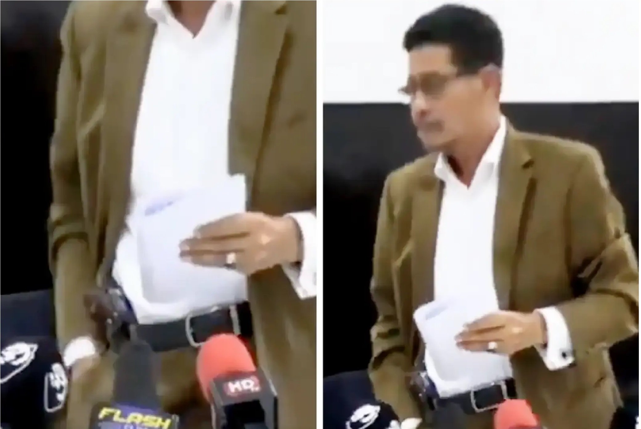 அப்துல்லா சானி, துப்பாக்கியுடன் தோன்றிய காட்சி வைரலாகி வருகிறது