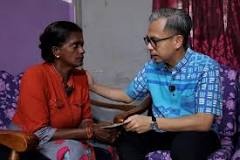 ஈஷாவின் தாயாருக்குத் தொடர்பு அமைச்சர் நன்கொடை வழங்கினார்