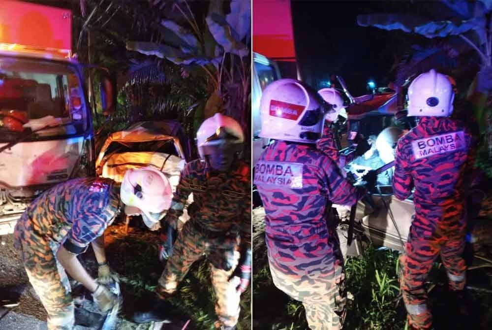 லோரியுடன் கார் மோதல் இருவர் பலி