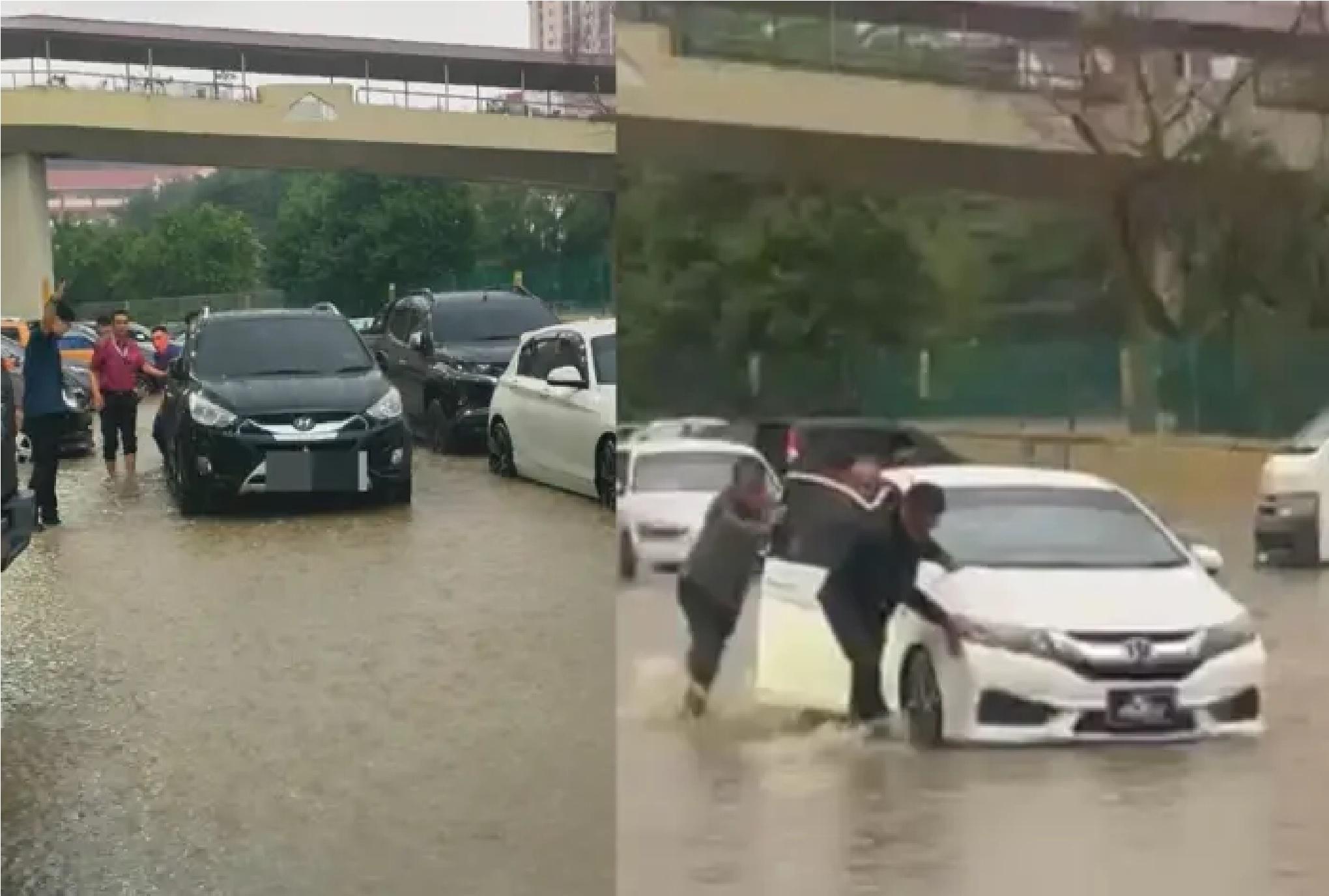 பல்வேறு பகுதிகள் வெள்ளக்காடாக மாறின