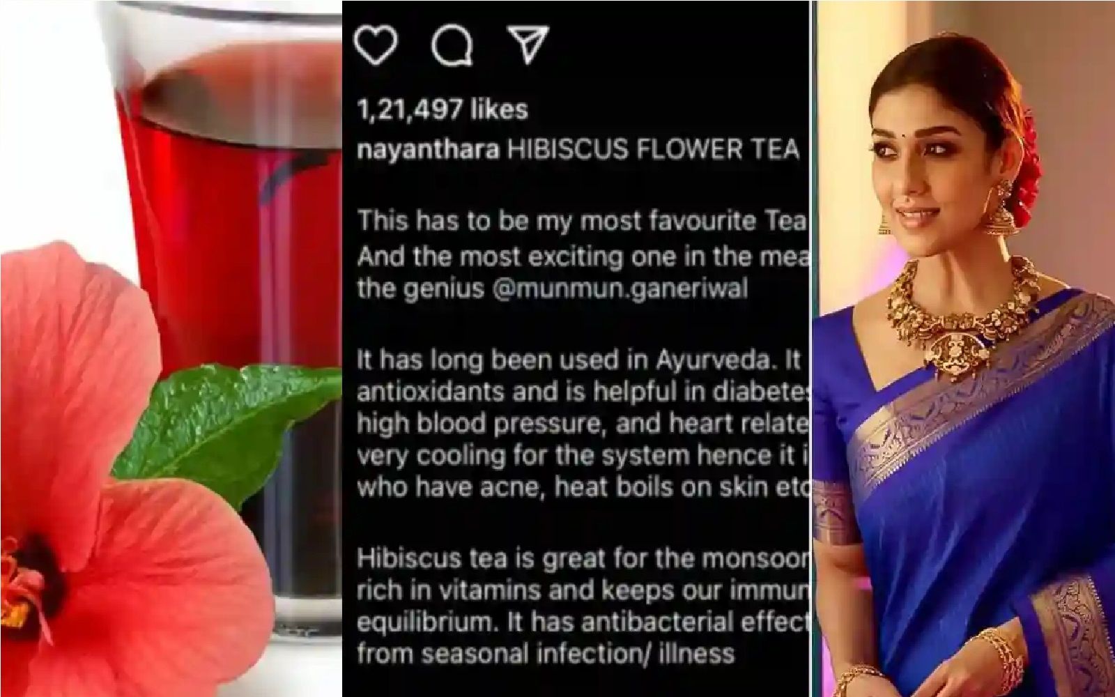 நயன்தாராவின் செம்பருத்தி டீ பதிவு நீக்கம்! என்ன காரணம்?
