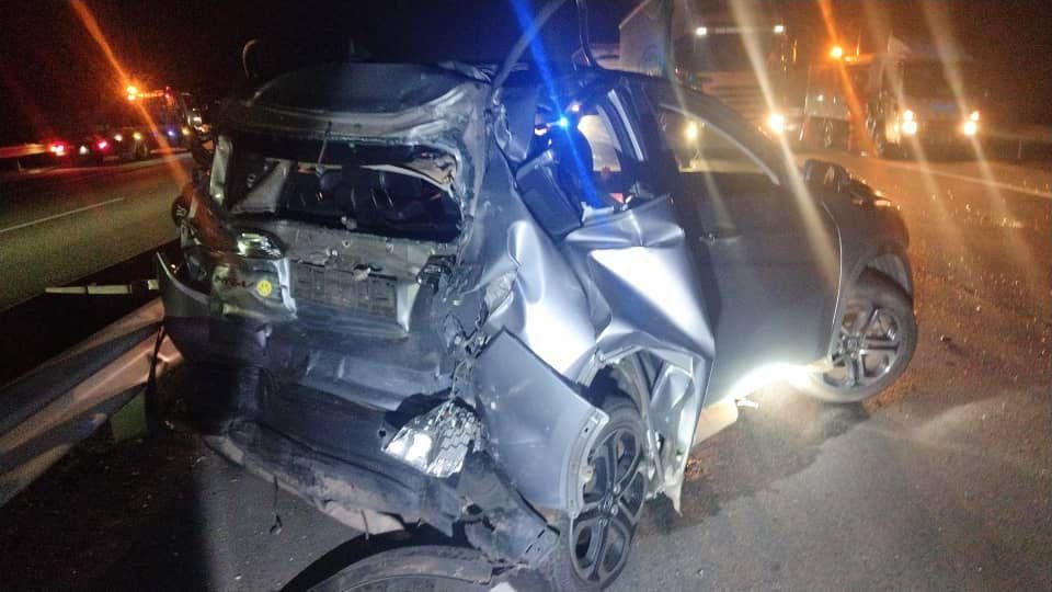 கொள்கலன்  லோரி மோதி  ஆடவர் பலி